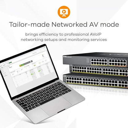 Zyxel 24-Port SFP Switch | Nebula Cloud Managed/L3 Access | 6X 10G Uplink - Image 6