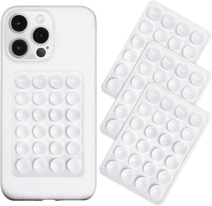 Silicone Suction Phone Case Mount 3 Pack, Silicon Adhesive Suction Cup Phone by LvShuLiangPin
