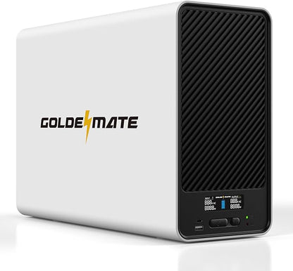 1500VA/1000W Lithium UPS Battery Backup and Surge Protector, Backup Battery by GOLDENMATE
