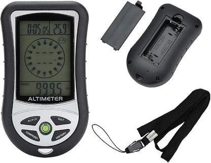 Multi Function Altimeter, 8 in 1 Digital Compass, Thermometer, Hiking Safety - Image 5