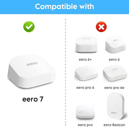XLTTYWL eero 7 Wall Mount Kit, erro 7 Mount Bracket Optimize Space&Cable - Image 4