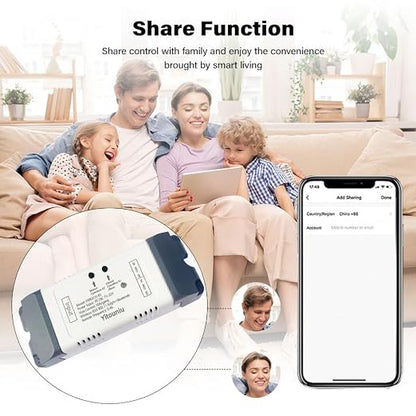 EWeLink 2CH 7-32V WiFi RF Wireless Switching Relay, Point Self-Locking - Image 7