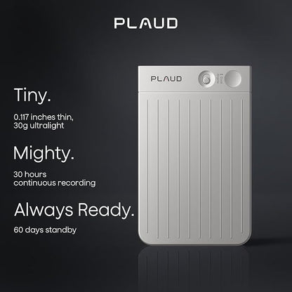 Plaud Note AI Voice Recorder, Voice Recorder w/Case, App Control, Transcribe & - Image 4