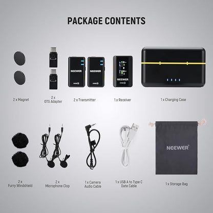NEEWER CM28 Wireless Lavalier Microphone System - Image 9
