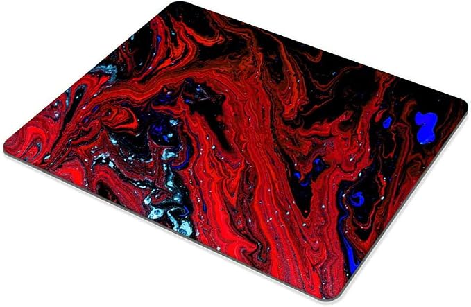 Red Magma Marble Mouse pad Customized Mousepad Non-Slip Rubber Base Mouse Pads - Image 4