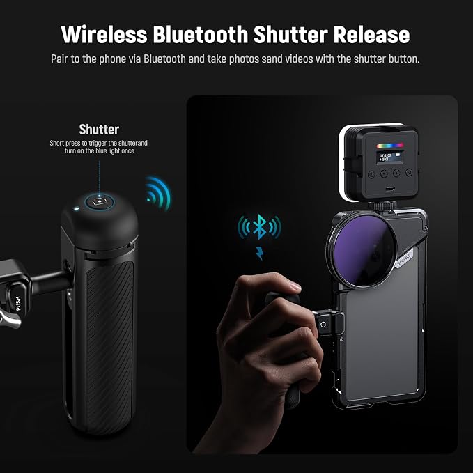 NEEWER S25 Ultra Phone Cage, PA082 Mobile Video Rig Phone Stabilizer - Image 4