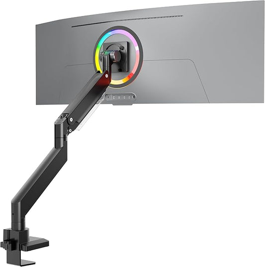 ONKRON Heavy Duty Monitor Arm for 17-57 Inch Screen up to 59.4 lbs, Ultrawide by ONKRON
