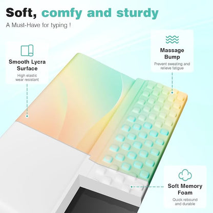Ospelelf Ergonomic Keyboard Wrist Rest Pad Comfortable Keyboard Stand Riser - Image 3