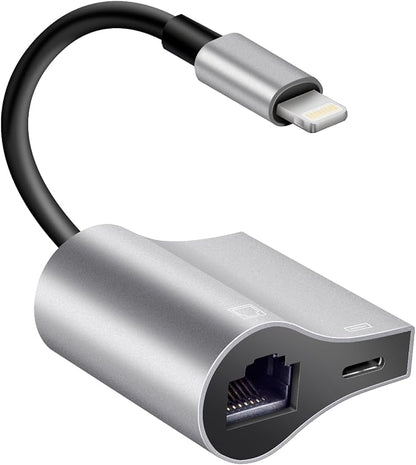 Lightning to RJ45 Ethernet Adapter Network Adapter, Support 10/100Mbps Ethernet by Unknown