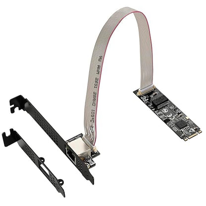 IO CREST M.2 M-Key PCI-e 3.0 Interface Single Port 5.0 Gigabit Ethernet Modules by IOCrest