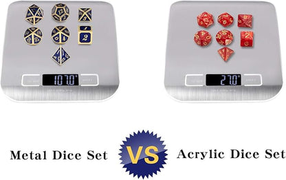 DnDnD Heavy Polyhedral Metal Dice Set - Image 8