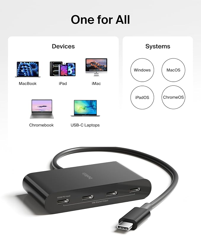 Belkin Connect 4 Port USB C Hub - Image 6