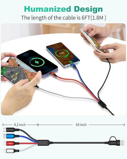 HanCenDa 4 in 2 Multi Charging Cable - Image 6