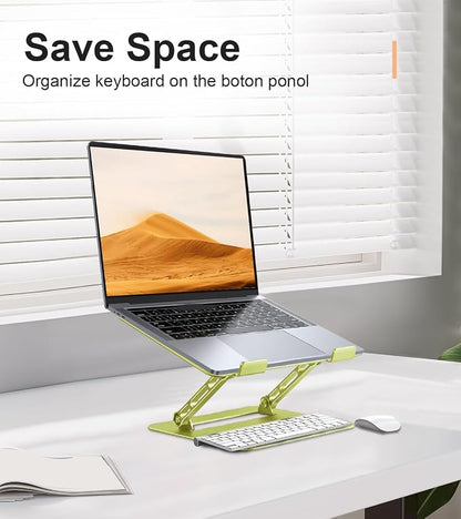 Laptop Stand for Desk, Adjustable Laptop Stand Holder and Riser, Foldable - Image 4