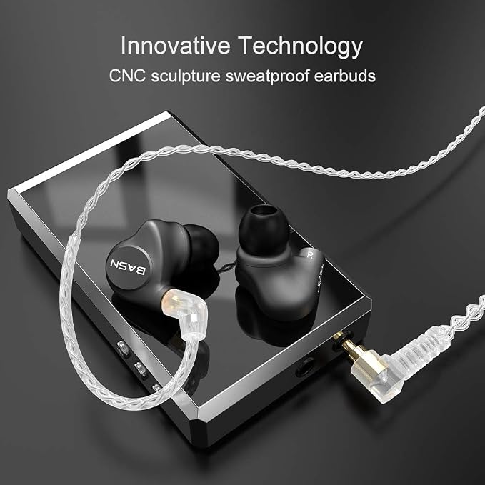 BASN Metalen in-Ear Monitors Headphones, Musicians Noise Isolating 4 Drivers - Image 4