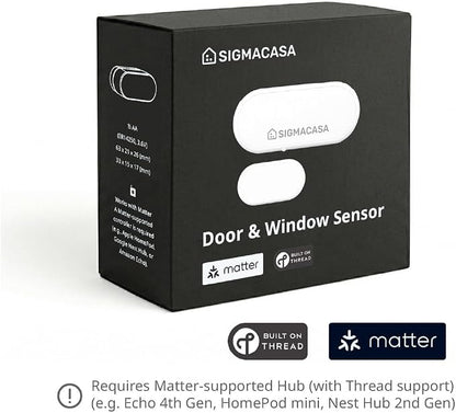 Matter Smart Door and Window Sensor, Thread Contact Sensor - Image 3