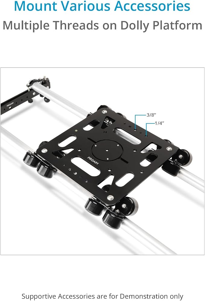 PROAIM Breeza Video/Film Solid Camera Dolly Slider - Image 7