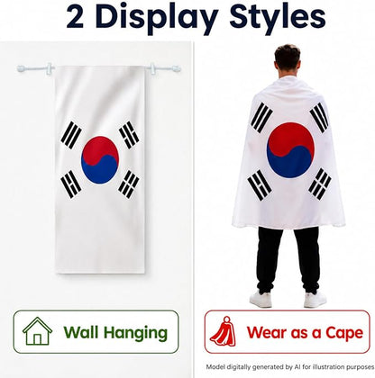 Flag Cape, Wearable Flag Costume, Be Suitable - Image 2