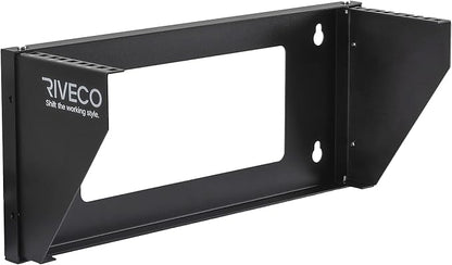 RIVECO 3U Wall Mount Rack for Network| Reinforced Heavy Load 66-99 LBS Small by RIVECO