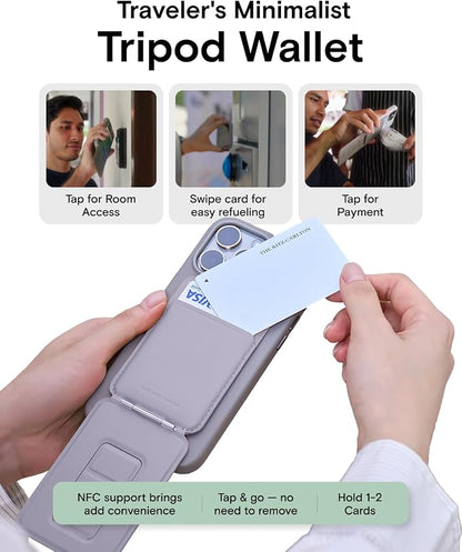 MOFT Phone Tripod Wallet for iPhone, Mulit-Angles, Lightweight & Portable Phone - Image 4