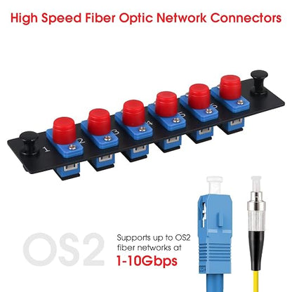 6 Simplex FC/UPC-SC/UPC Fiber Patch Panel - Image 6
