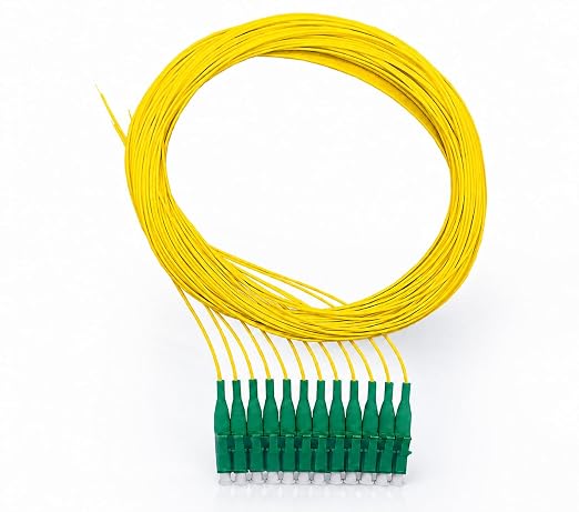 Elfcam® - 12-Fiber Single Mode LCA Pigtail 9/125um OS2 by Fibersolutionspecialist