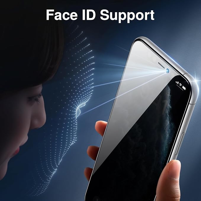 SMARTDEVIL 2+2Pack for iPhone 11 Privacy Screen Protector - Image 7
