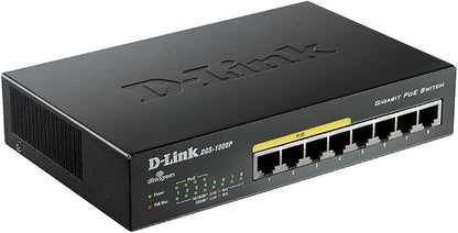 D-Link 8-Port Gigabit Unmanaged PoE+ Ethernet Switch, - Image 8