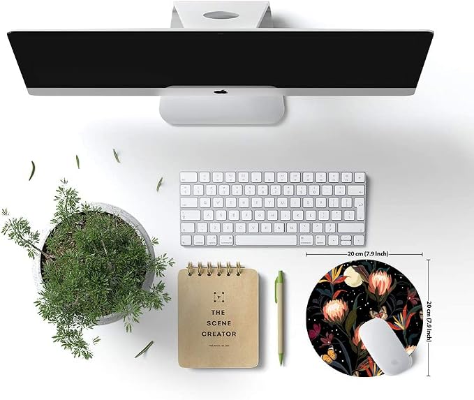 Mouse Pad Round, Cute Mouse Pad - Image 6