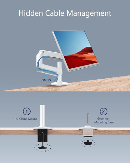 Single Monitor Arm Desk Mount, Holds Screens up to 40 Inches and 25 lbs - Image 5