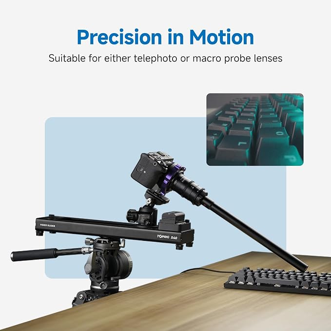 Accsoon Toprig 16inch/40cm Camera Slider Motorized, Button&APP Control - Image 6