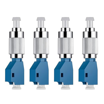 4Pcs Visual Fault Locator Fiber Adapter, Fiber Optic Connector, Single Mode by Moocci