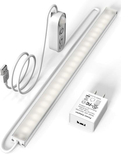 ASOKO Motion Sensor Dimmable Led Under Cabinet Lighting, 12 inches Plug in Led by ASOKO