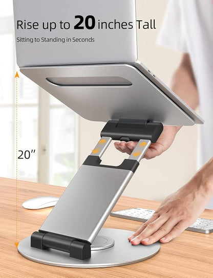 Nulaxy Telescopic 360 Rotating Laptop Stand - Image 3