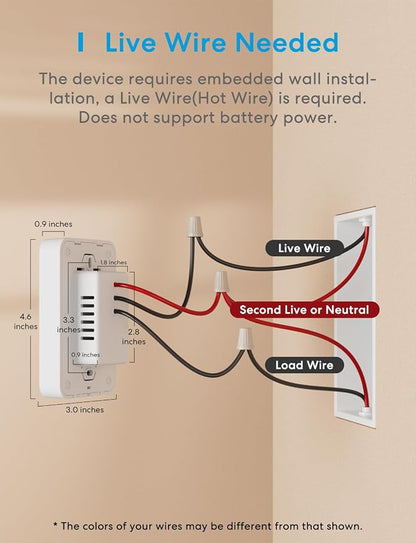 meross Smart Thermostat for Electric Baseboard and in-Wall Heaters Work - Image 8
