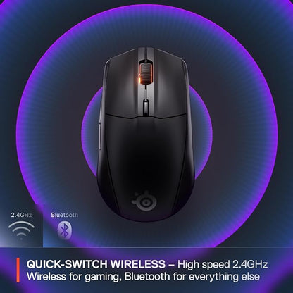 SteelSeries Rival 3 Wireless Gen 2 Gaming Mouse — 2.4GHz and Bluetooth — 18000 - Image 3