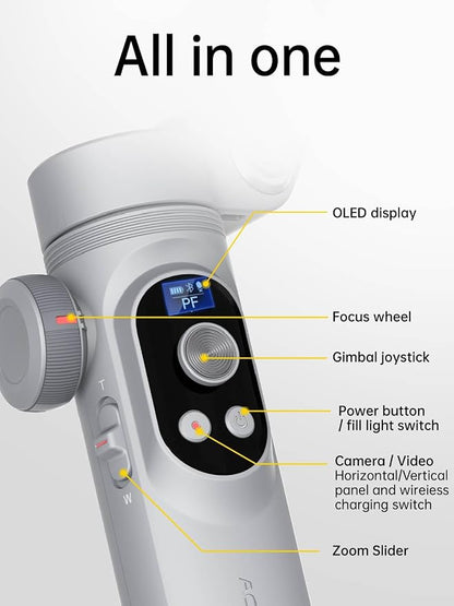 iPhone Gimbal, 3-Axis Gimbal Stabilizer - Image 6