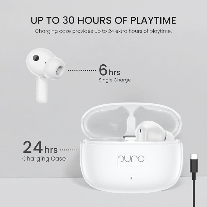 Puro Sound Labs PuroQuiet-Air Active Noise Cancelling Bluetooth Earbuds - Image 4