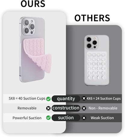 2 Pack Silicone Double-Sided Suction Grip – 40 Cups per Side, Strong Hold - Image 3