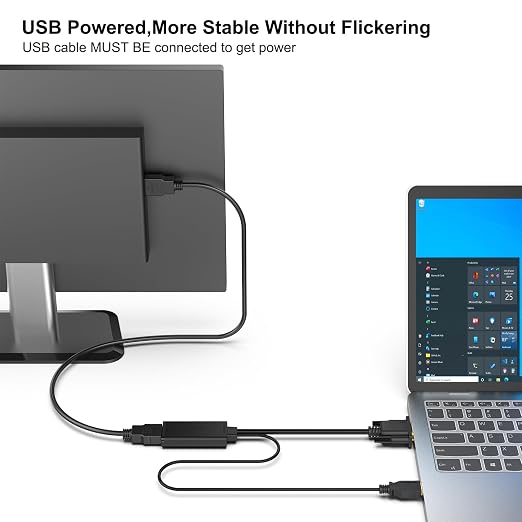 BENFEI VGA to HDMI Adapter, 1080P Converter - Image 2