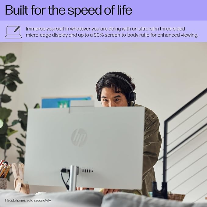 HP 27 Ultra 7 Business All-in-One Desktop, Intel 12 Cores Ultra 7 155U - Image 3