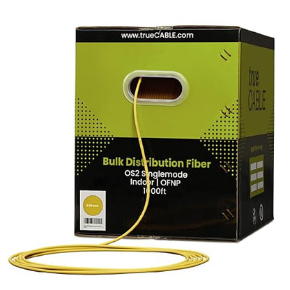 TRUE CABLE 2 Strand Fiber Indoor Distribution Cable, 1000 Feet, OS2 Single Mode - Image 3