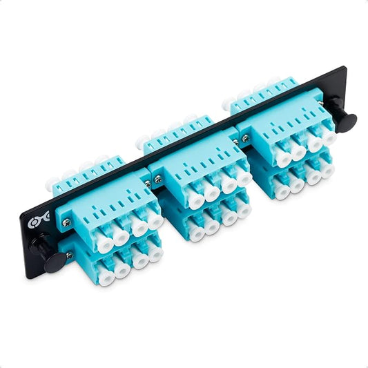 Cable Matters 24 Fibers LC to LC OM3/OM4 Multimode Fiber Patch Panel by CableMatters
