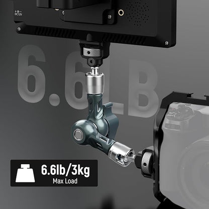 NEEWER 7" Articulating Magic Arm, Camera Monitor Mount Ball Heads Anti Twist - Image 5