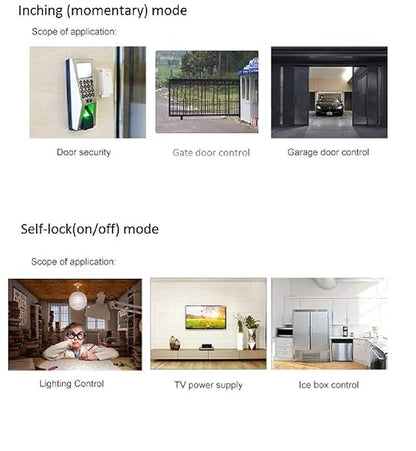 Updated WiFi Wireless Smart Switch Inching Self-Locking Relay Module, be - Image 8