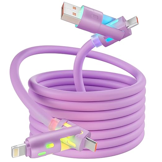 USB C Cable, 240W 4 in 1 Charging Cable 4FT, Charging Cable Fast Charging & by MPATIBY
