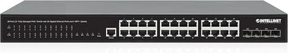 Intellinet 28-Port L2+ Fully Managed PoE+ Switch - - Image 7