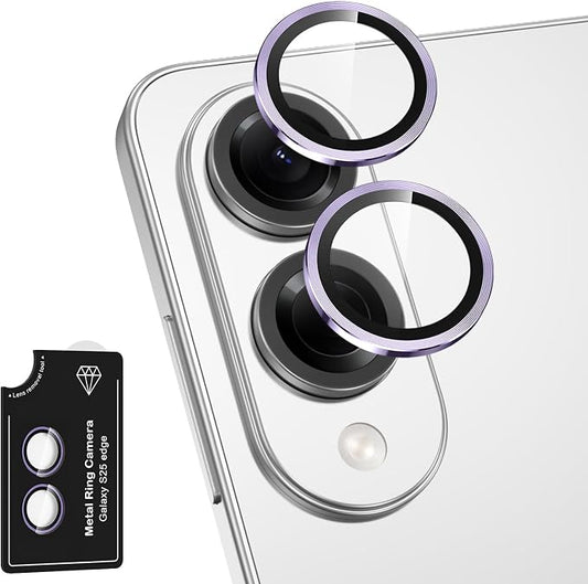 for Samsung Galaxy S25 Edge Camera Lens Protector, Individual Metal Ring by Btscase
