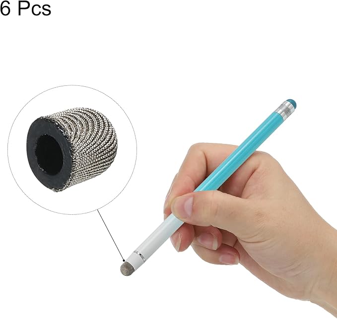 MECCANIXITY 6pcs 6mm Stylus Pen Fine Tips Conductive Fiber Capacitive Touch - Image 3