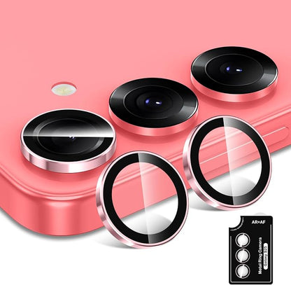for Samsung Galaxy S25 Camera Lens Protector, Individual Metal Ring Tempered - Image 2